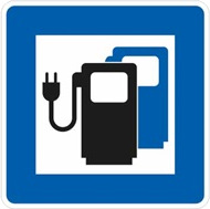 ladestation-fuer-elektrofahrzeuge-verkehrsschild